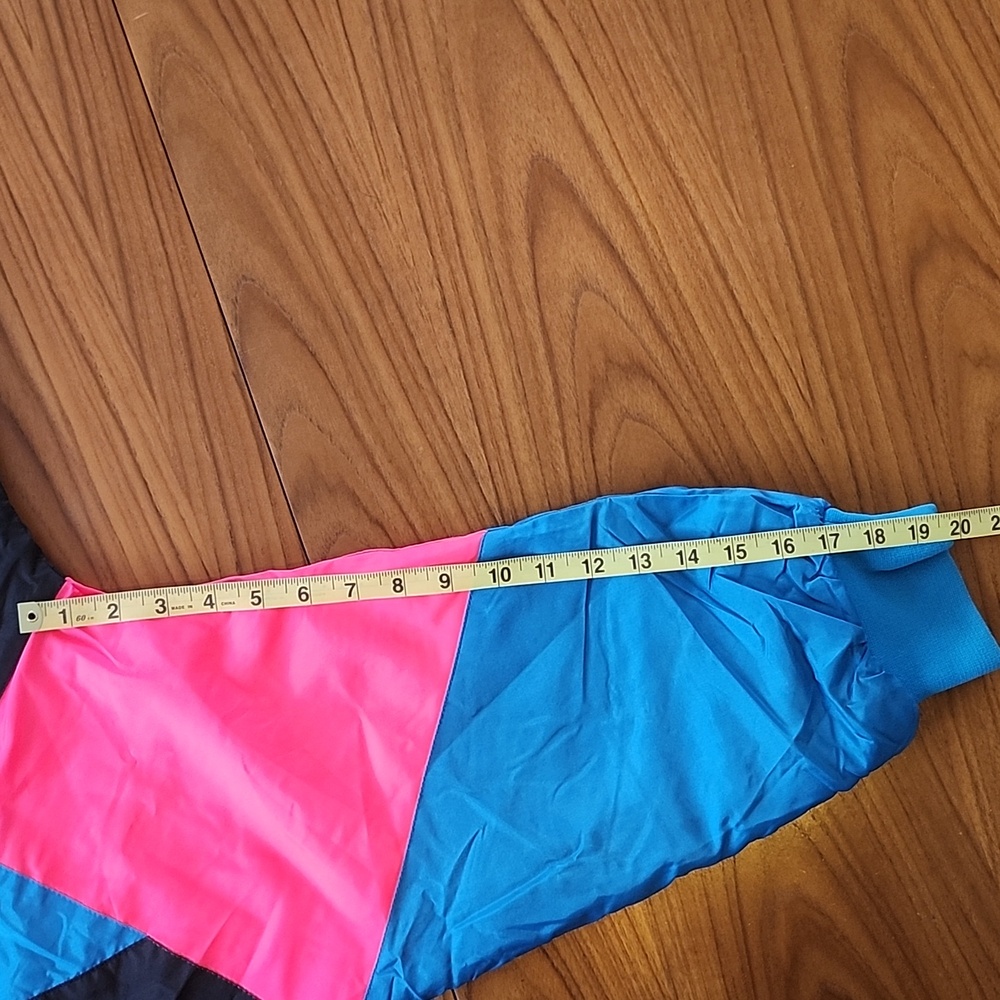 DiTrani Designs Vintage 80s Black Blue Pink Jacket Sz 40 - Picture 9 of 11